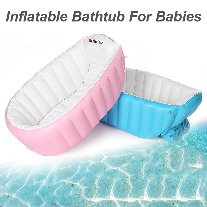 Portable Baby Bath Tub Kids Toddler Inflatable Bathing Bathtub Newborn
