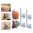 thumbnail image 5 of 4 Piece Wall Mounted Hat Organizer Rack for Baseball Caps and Cowboy Display Storage Hanger Closet, 5 of 5