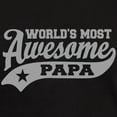 thumbnail image 3 of CafePress - World's Most Awesome Papa Dark T Shirt - Men's Classic Graphic Cotton T-Shirt, 3 of 4