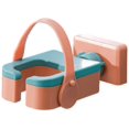 thumbnail image 1 of Rotatable Hair Dryer Rack Free Punching Household Bathroom Storage Wall Hanging Storage Rack Hair Dryer Hanger 180 Degree Rotation Gadgets(Orange), 1 of 8