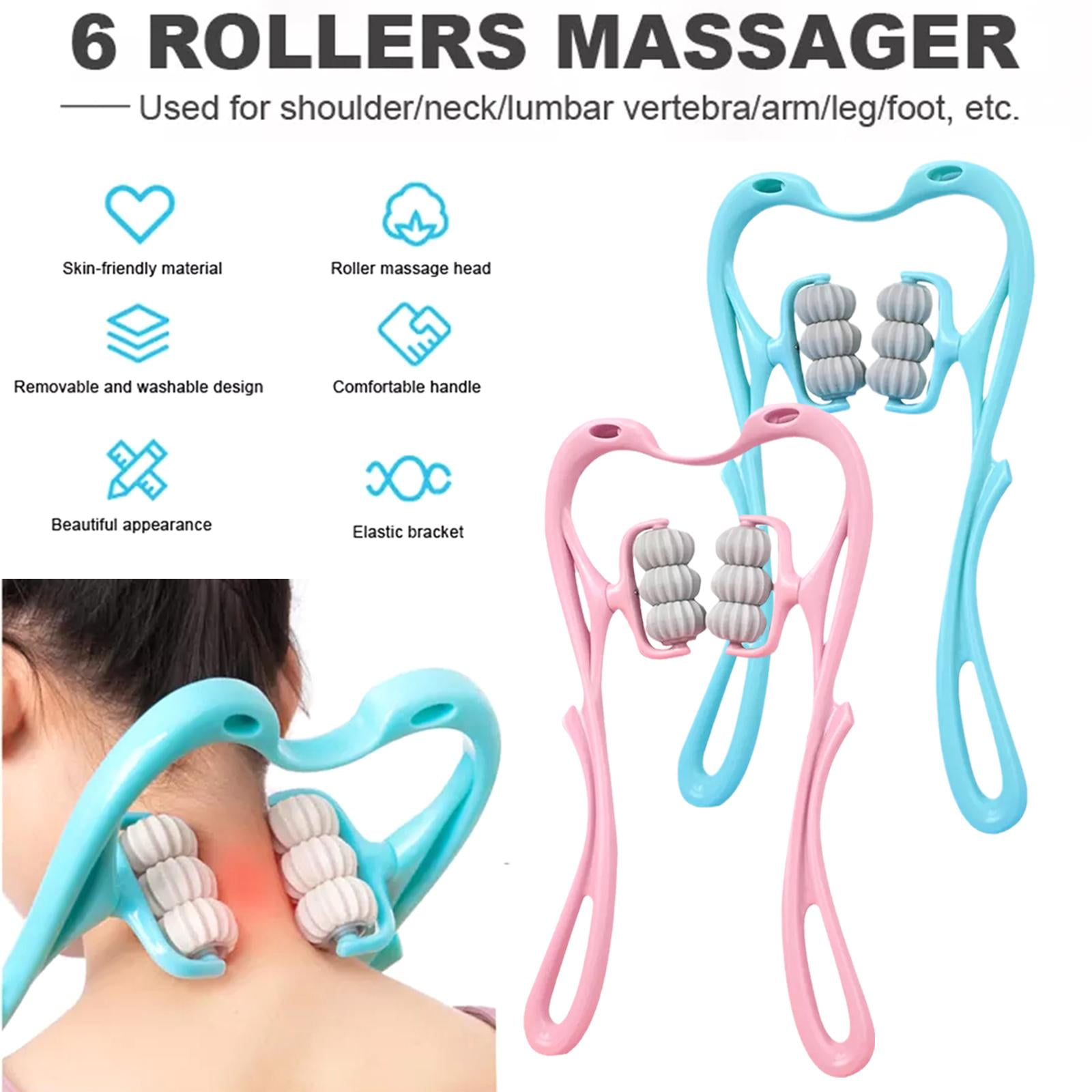 Neck Massager Rollers Colorful Plastic Shoulder Trigger Point Therapy  Relaxation