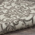 thumbnail image 5 of 2â€™ x 8â€™ Gray and Charcoal Indoor Outdoor Runner Rug, 5 of 6