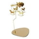 thumbnail image 4 of Candelabro giratorio navideño con forma de carrusel, portavelas de acero inoxidable para decoración de chimeneas de bodas, 4 of 9