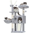 thumbnail image 1 of Cat Tree Tower Scratching Posts with Removable Toys Cozy Condo Platform Hammock Sisal Scratch Board and Ball for Indoor Kittens . es Light MPJSW, 1 of 8