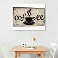 thumbnail image 2 of JRXY Coffee Sign Metal Wall Decor Wood Coffee Sign Combine With Scroll Metal Frame Wall Art Hanging Wall Sculptures for Home Kitchen Cafe Coffee Bar Coffee Corner Decor, 20 x 16 Inch 20x16in, 2 of 3