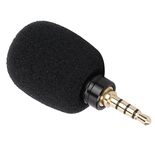 Mini Micrófono Portátil Para Teléfonos Móviles, Tabletas Y Cámaras Patrón De Captación Omnidireccional, Liviano, Duradero Y De Alta Sensibilidad