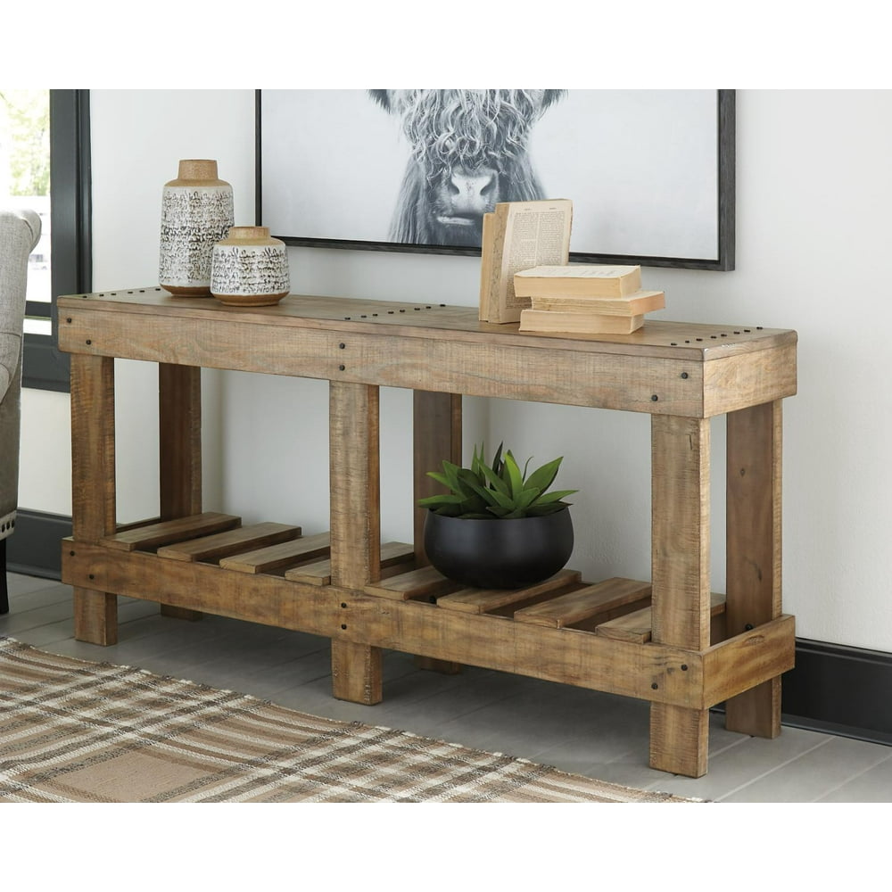 Signature Design by Ashley Susandeer Brown Console Sofa Table
