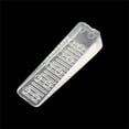 thumbnail image 2 of Uxcell Office Door Securely Rubber Wedge Doorstop Stopper Clear 2 Pack, 2 of 7