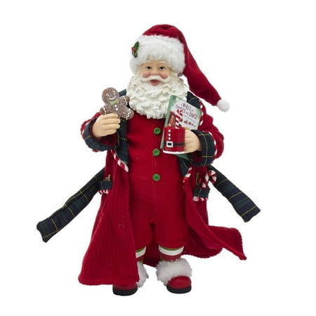 UPC 086131504099 product image for Kurt Adler 12-Inch Fabriché™ Santa in Pajamas and Nightrobe | upcitemdb.com