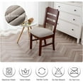 thumbnail image 7 of Joqmia Waterproof Seat Covers for Dining Room Chairs, Stretch Chair Covers Removable Washable Dinning Room Kitchen Chair Seat Cushion Slipcovers, 7 of 7