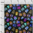 thumbnail image 2 of oneOone Cotton Cambric Brown Fabric Halloween Dress Material Fabric Print Fabric By The Yard 56 Inch Wide, 2 of 4