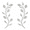 Silver, variant on 2 Set Metal Tree Leaf Wall Art For Home Decor Living Room Bedroom Dining Bling Rhinestone 3d Iron Branch Hanging Sculpture Pieces