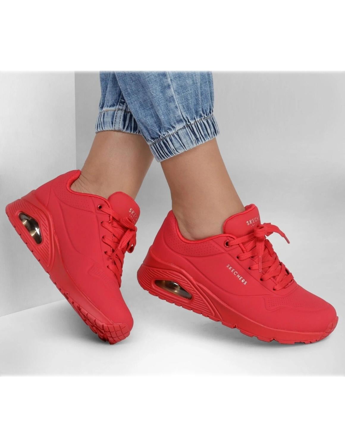 Tenis Rojos Mujer Nike Tenis Skechers Uno Rojo Mujer Rojo Skechers