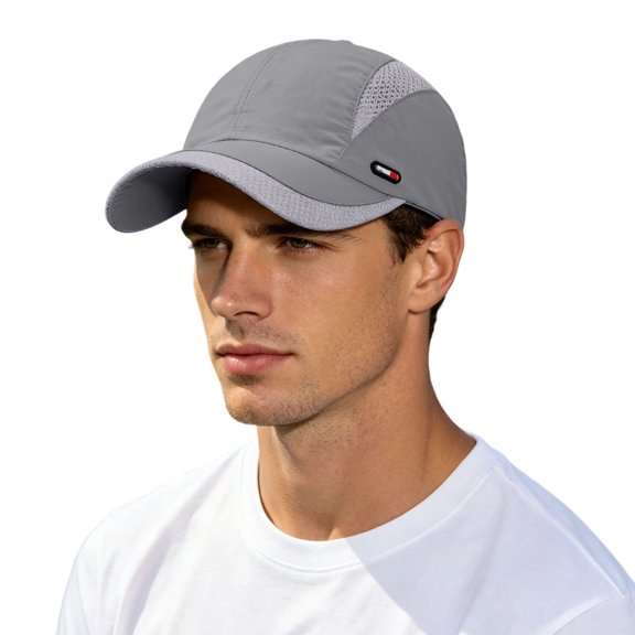 Sun Hats for Men Outdoor Sports Mesh Baseball Cap Breathable Unstructured Adjustable Lightweight Hat