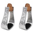 thumbnail image 4 of Horse Saddle Aluminium Western Riding SS Stirrups Tread 51150, 4 of 4