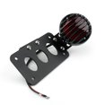 thumbnail image 1 of Bobber Vintage Retro Side Axle License Plate Grille Tail Light For Harley Custom, 1 of 5