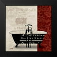 thumbnail image 2 of Medley, Elizabeth 15x15 Black Modern Framed Museum Art Print Titled - Red and Black Bath Tub II, 2 of 5