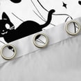thumbnail image 4 of Feelyou Funny Halloween Ghost Blackout Curtains Set of 2 (52x84 Each), Gothic Spider Web Window Curtains, Teens Boys Girls Kids Curtains and Drapes, Curtains and Drapes Room Decor, 4 of 6
