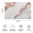 thumbnail image 3 of White Marble Rose Gold Line Pattern Bathroom Rugs Mat,Non Slip Microfiber Bathroom Rug,Rubber Backing,Soft Bathroom Mats for Bathroom Floor,Tub and Shower,17x27in(43x68cm), 3 of 5