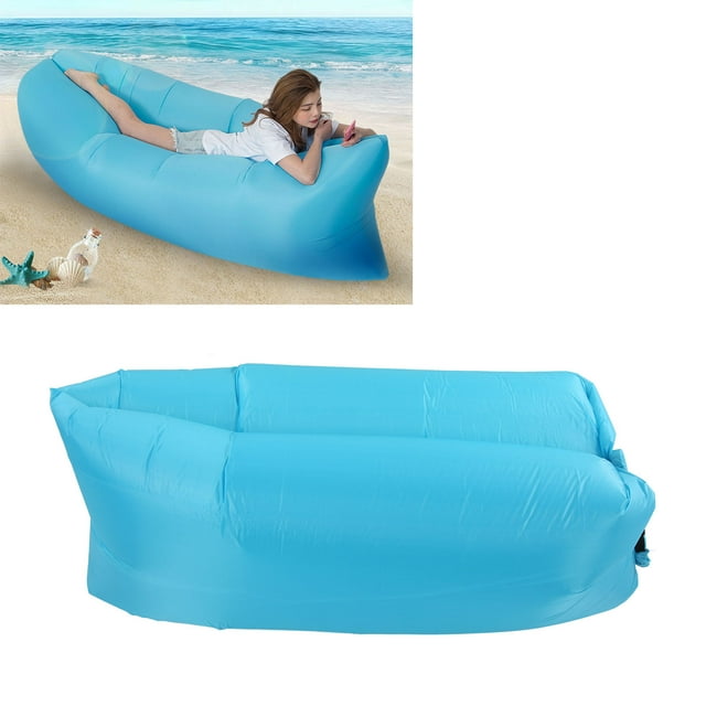 Tumbona Inflable Sofá Inflable, Resistente Al Desgaste, Cómodo, Ergonómico, Tamaño Moderado, Sofá Inflable Plegable Con Bolsa De Almacenamiento Para Acampar