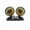Black, variant on Car Fan 12V, Dual Head Cooling Air Circulator Fans, Electric Dashboard 2 Speeds Rotation Fan - Strong Low-noise Carseat Fans for Car Vehicle