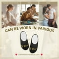 thumbnail image 7 of Kdxio Happy New Year Women's Men's Slippers Plush Slip-On House Slipper for Winter Indoor Soft Cushion Non-slip Fluffy Slides Slippers-8, 7 of 7