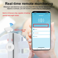thumbnail image 4 of 2X Tuya ZigBee Capteur de Vibration Intelligent Surveillance en Temps Réel Alarme de Détection de Porte Fenêtre Système de Protection de Sécurité Intelligent, 4 of 7