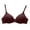 Wine, variant on Ketyyh-chn99 Bras for Women Plus Size Comfy Bra Lace Bras Slim and Shape Bra 2023 Blue,38