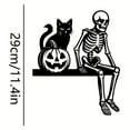thumbnail image 3 of Halloween Door Corner Wall Sticker for Home Holiday Party Decoration Easy Apply Reusable, 3 of 6