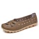 thumbnail image 1 of XIHAHA, temporada de verano para mujer, zapatos antideslizantes con parte inferior de tendón de ternera transpirable, zapatillas con agujeros informales, sandalias de mujer de talla grande, 1 of 5