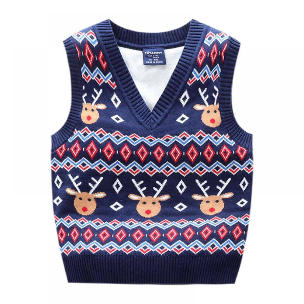 boys christmas vest