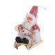 thumbnail image 1 of 5uds. Adorno de árbol de Navidad con muñeco de Papá Noel para Navidad, oficina en casa (rosa), 1 of 3