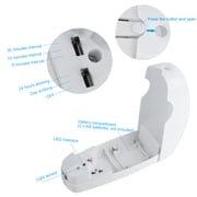 VBESTLIFE Automatic Fragrance Dispenser, Home Indoor Wall-Mounted Automatic Adjustable Air Freshener Fragrance Aerosol Spray Dispenser