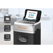 Bonsaii 150-Sheet Auto Feed Micro-Cut Paper Shredder, 60-Minute Nonstop Heavy Duty Shredder for Office, 6 Gallon Bin, C290-A