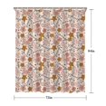 thumbnail image 5 of Breast Cancer Awareness Pink Ribbon Floral Pattern Shower Curtain 72"x84" ,Bathroom Decorative Shower Curtains Set with 12 Hooks,Modern Waterproof Washable Shower Curtain, 5 of 6
