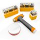 thumbnail image 1 of OWDEN Kit de sellos de metal para joyería para hacer estampados de joyería Tamaño: (1/8 "" 3 mm) 2 juegos de punzones de letras artísticas (mayúsculas y minúsculas) con 1 juego de punzones numéricos,, 1 of 5