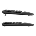 thumbnail image 4 of Logitech Wave Keys for Business, Wireless Ergonomic Keyboard with Cushioned Palm Rest, Secure Logi Bolt Technology, Bluetooth, Compatible with Windows/Mac/Chrome/Linux - Graphite, 4 of 7