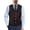 Spider Web Design, variant on Psesaysky Bat Wavy Pattern Men's Suit Vest for Wedding Business, Button Dress Waistcoat Slim Woven Fabric Casual Waistcoat Vest