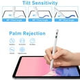 thumbnail image 6 of Stylus Pen for iPad, Palm Rejection & Tilt, Power Display, Compatible with 2018–2022 iPad Pro 11/12.9, iPad 10/9/8/7/6, iPad Air 3/4/5, iPad Mini 5/6 – White, 6 of 6