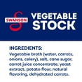 thumbnail image 2 of Swanson 100% Natural, Gluten Free Vegetable Stock, 32 oz Carton (Pack of 6), 2 of 5