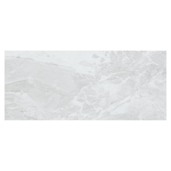 Palisade 4.5 in. x 11 in. Tile Shower and Tub Surround Sample in Iced Pewter