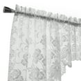 thumbnail image 7 of Habitat Limoges Sheer Rod Pocket Swag Valance Set 72 x 32 in White, 7 of 7