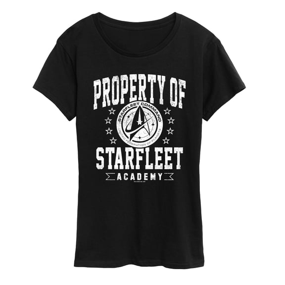 Star Trek - Property of Starfleet - Women's Short Sleeve Graphic T-shirt