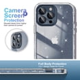 thumbnail image 2 of ULAK Phone Case for iPhone 15 Pro Max, Sturdy Rugged Hybrid Heavy Duty Shockproof Clear Case for Apple iPhone 15 Pro Max 6.7 inch 2023, Glitter, 2 of 8