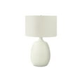 thumbnail image 2 of Lighting Fixtures Lighting, 26"h, Table Lamp, Ivory / Cream Shade, Cream Resin, Contemporary,Table Lamps, 2 of 7