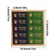 thumbnail image 3 of Vintage Kraft Paper Baking Packaging Christmas Tree Red And Green Hot Stamping Sealing Stickers Gift Stickers Decorative Stickers 10pcs Set, 3 of 6