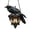 15cm B, variant on Dserhfy Raven on Lantern Suncatcher Decoration Indoor Outdoor Gothic Halloween Crow on Lamp Stained Glass Acrylic Hanging Ornament Pendant