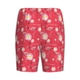 thumbnail image 2 of Haiem Hello Summer Flamingo Men's Pajama Short with Soft Woven Cotton Elastic Waistband Sleep Short-Medium, 2 of 9