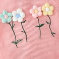 thumbnail image 4 of Soepste Ropa De NiñA Baby Girls Floral Waffle Knit Tank Shorts Set Cute Summer Outfit（9-12 Months，Pink）, 4 of 9