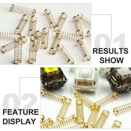 

keyboard spring 110Pcs Professional Metal Springs Accessories for DIY Mechanical Keyboards